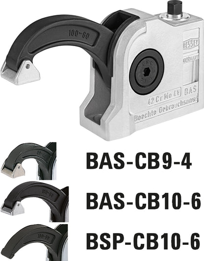 Bessey BASCB106 -  Mordaza compacta para máquinas Serie BAS-CB 97 mm
