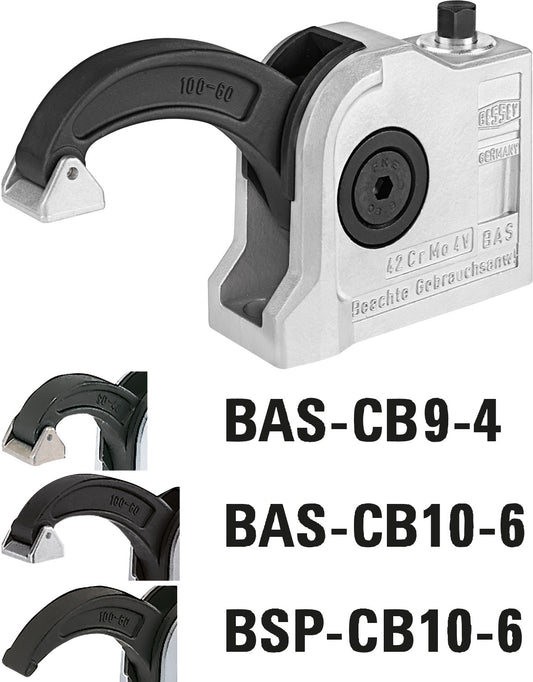 Bessey BASCB106 -  Mordaza compacta para máquinas Serie BAS-CB 97 mm