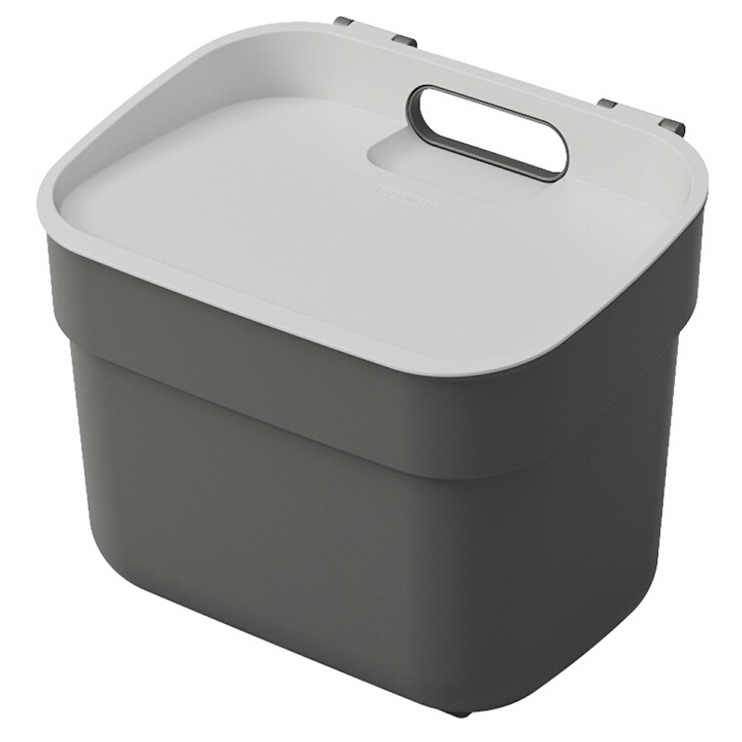 Curver - Cubo de reciclaje 5 L, gris oscuro/gris claro
