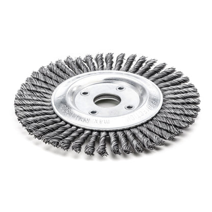 Lessmann 47520156 - Circular Brush "Pipeline" Braided Steel Wire 47520156