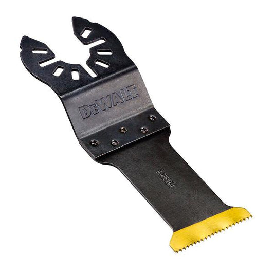 DeWalt DT20707-QZ DT20707-QZ-Hoja de Sierra de Titanio para Metal 30mm x 43mm para Multi-Herramienta oscillante, 0 W, 0 V, Multicolor