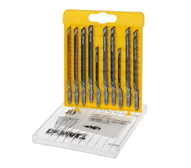 DeWalt DT2290-QZ - Kit de 10 hojas de sierra de calar para madera