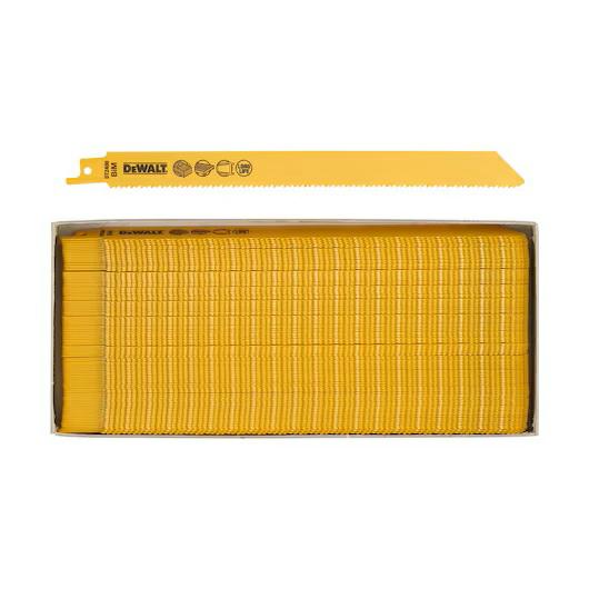 DeWalt DT2400-QZ - Hoja de sierra sable bi-metal, longitud: de 225 mm, paso de diente de 2,5 mm