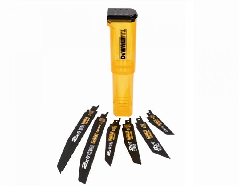 DeWalt DT2440L-QZ - Juego de 6 hojas de sierra sable 2X (1 x DT2300L, 1 x DT2307L, 1 x DT2315L, 1 x DT2301L, 1 x DT2308L, 1 x DT2407L)