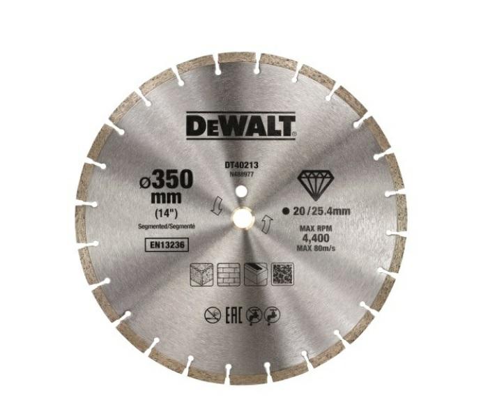 DeWalt dt40213 Diamante Eco1 universal 350 mm, 6 unidades)
