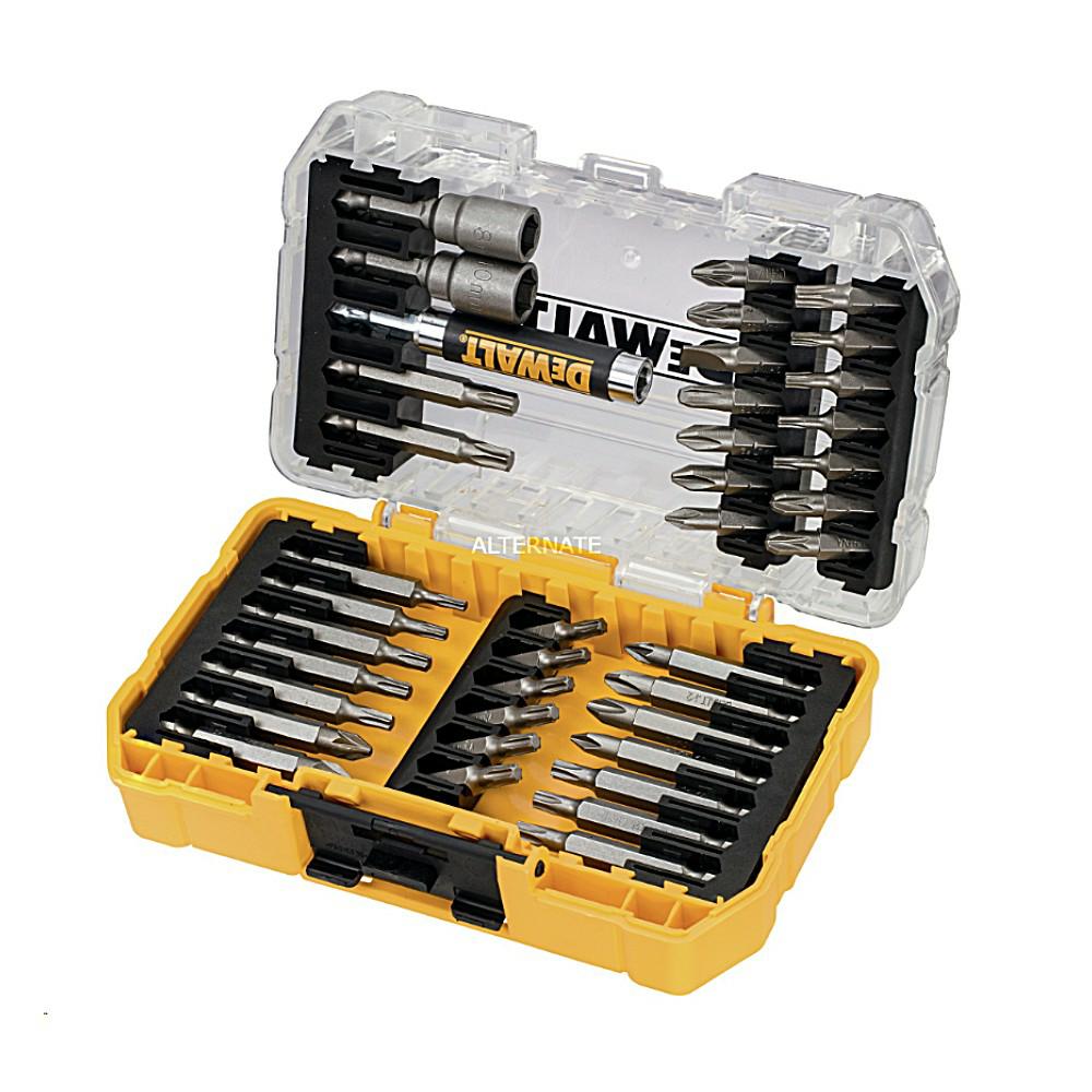 DEWALT DT70717-QZ - Juego de 40 Puntas de Atornillar y Brocas 25mm y 50mm, con Porta-Puntas Magnético, Versatilidad y Durabilidad, para Profesionales