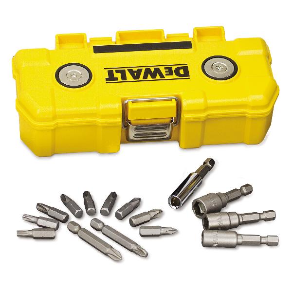 DeWalt DT7918-QZ - Juego de 15 puntas de destornilladores en caja magnética