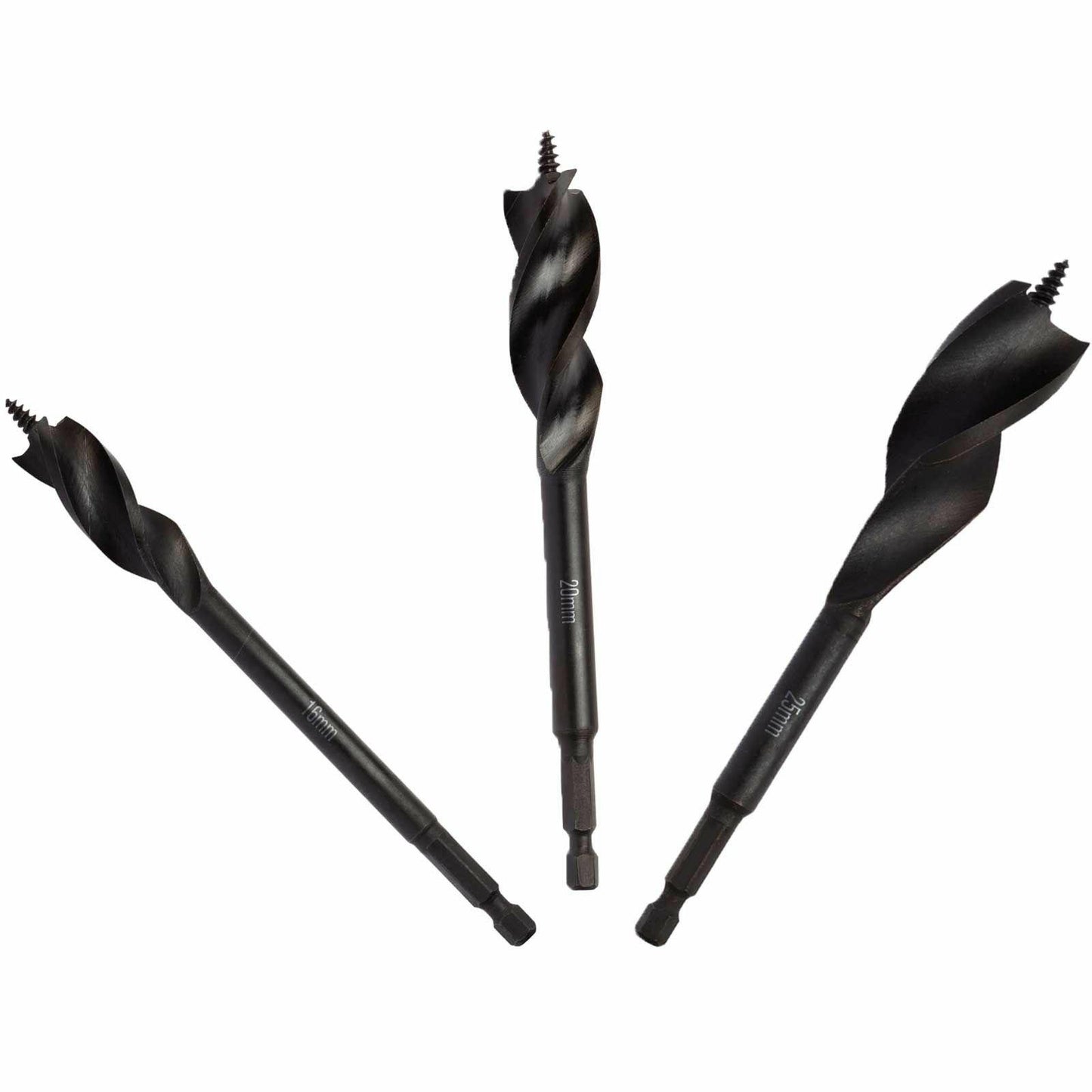 DeWalt DT90237-QZ DT90237-QZ-Juego de Brocas de Triple Flauta ext 152mm (16mm, 20mm 25mm)