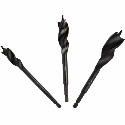 DeWalt DT90237-QZ DT90237-QZ-Juego de Brocas de Triple Flauta ext 152mm (16mm, 20mm 25mm)