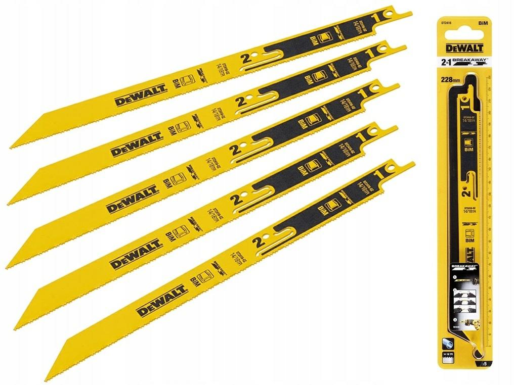 DEWALT DT2416-QZ - Hoja de Sierra Sable Segmentada 230mm 14/18 x 5