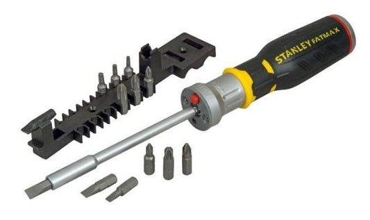 STANLEY FMHT0-62689 - Multipuntas FatMax de carraca con LED. 12 puntas