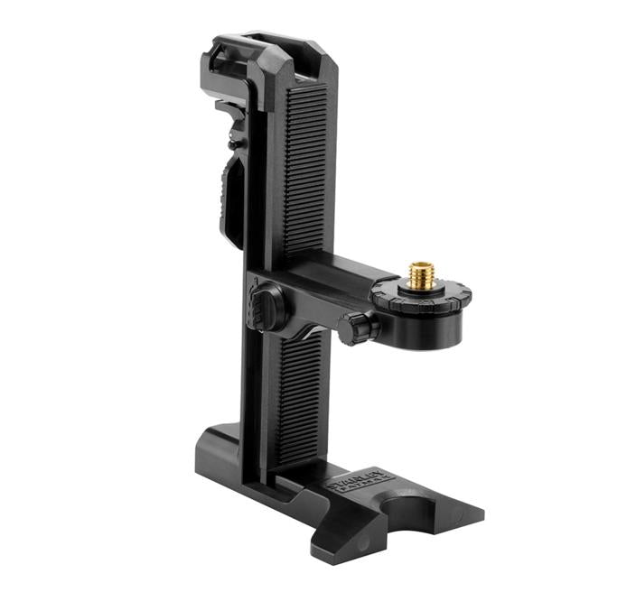 STANLEY FATMAX FMHT1-77435 - Soporte universal FatMAX para niveles laser de línea, Plataforma pivotante, Mecanismo de sujeción, Correa de goma