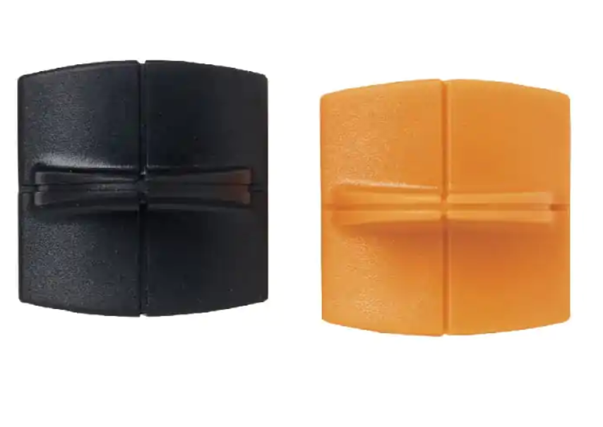 Original Fiskars Cuchillas de repuesto para máquinas de corte de papel, Cuchilla recta y de marcado, High Profile TripleTrack, Naranja/Negro, 1003905