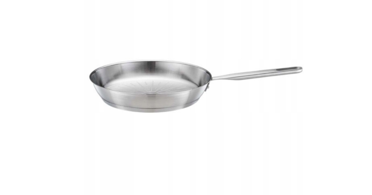 Fiskars All Steel Pure - Sartén 28 cm, acero inoxidable