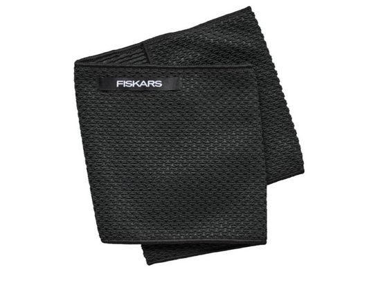 Fiskars Paño para Polvo de Plantas de Interior, Urban Plant Care, Para la limpieza suave de hojas y más, 18 x 55 cm, Poliéster/Poliamida, Negro, 1075318