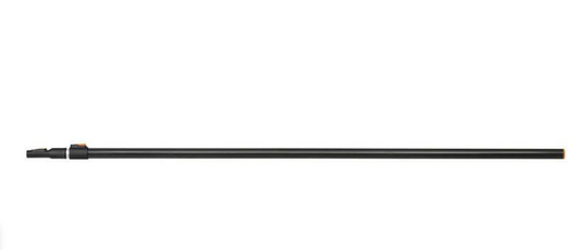 Fiskars OneClick Mango telescópico L, Fácil de cambiar con un solo clic, Adaptador QuikFit disponible por separado, Mango ajustable extensible de 2,20m a 4m de largo, 1,55 kg, Negro/Naranja, 1080672