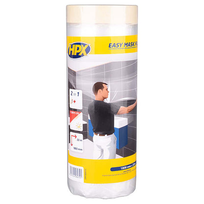 HPX Film transparente con cinta de pintor Easy Mask