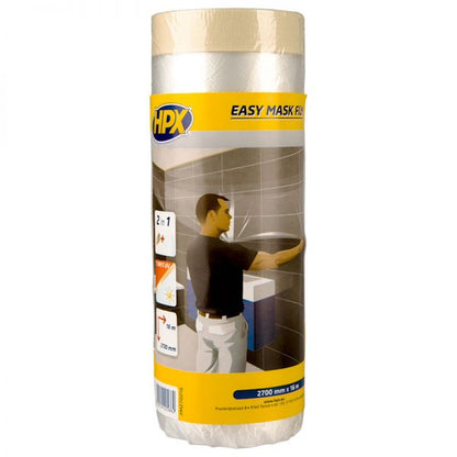 HPX Film transparente con cinta de pintor Easy Mask