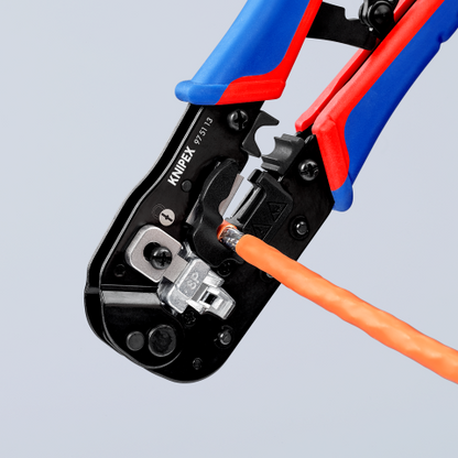 Knipex 97 51 13 - Crimping pliers for Western RJ45 connectors