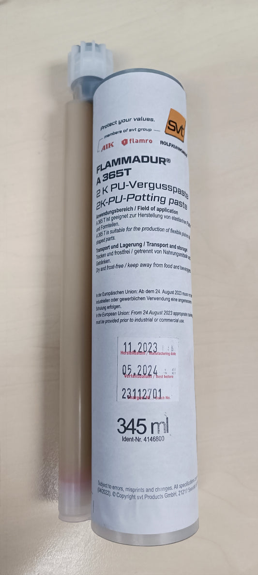 FLAMMADUR® A365T - 2-component fireproof putty - 345ml cartridge