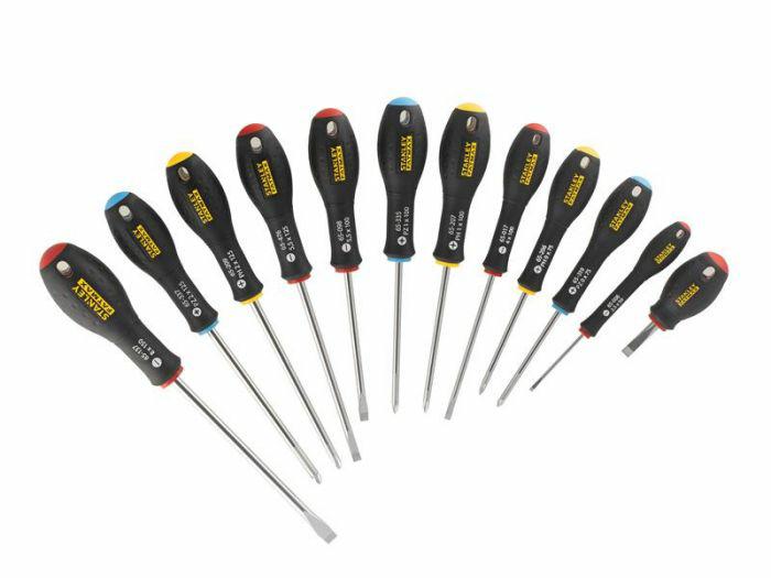 Juego de destornilladores FATMAX® de 12 Piezas Plana/Pozidrivee/Phillips