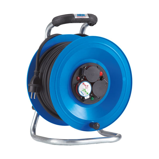 Hedi K2Y50NTF - Hedi PROFESSIONAL cable reel with 50 m neoprene rubber cable. x 3G1.5 (IP44)