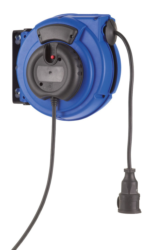 Hedi KBZ15NT - Wall cable reel with Hedi automatic reel with 15 m neoprene rubber cable. x 3G1.5 (IP20)