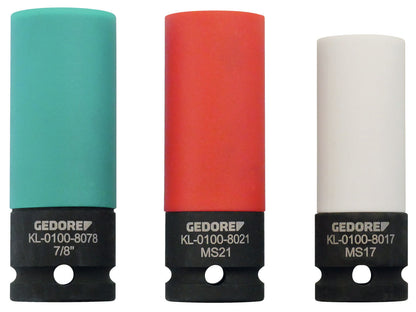 GEDORE Automotive KL-0100-80 K - Jeu de tournevis spéciaux 1/2", 3 pièces