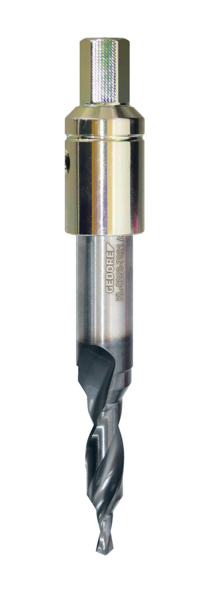 KL-0283-7021 A - Broca hueca, Ø 4,8/9 mm para M10x1