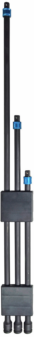 KL-4007-328 - Juego de extensiones, 1/2", extra largo
