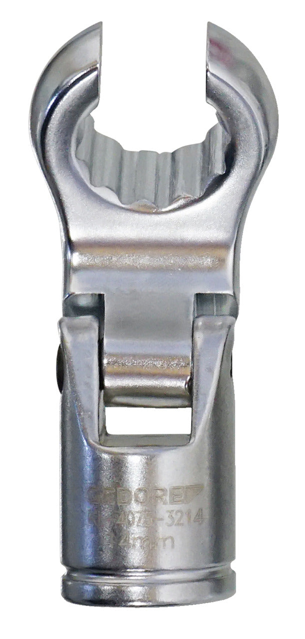 KL-4075-3214 - SW14 flare nut wrench, 6-point, 3/8"