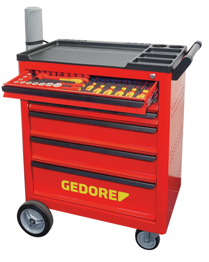 GEDORE KL-4600-200 - Tool Cart with VDE Insulated Tool Assortment (3415740)
