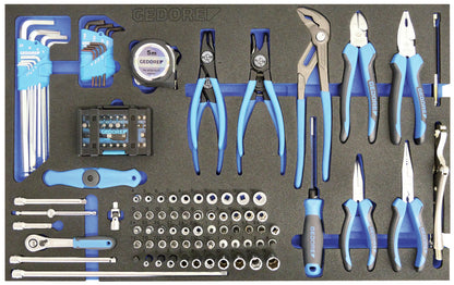 Chariot à outils GEDORE Automotive KL-4998-400 avec assortiment de 460 pièces pour ateliers automobiles