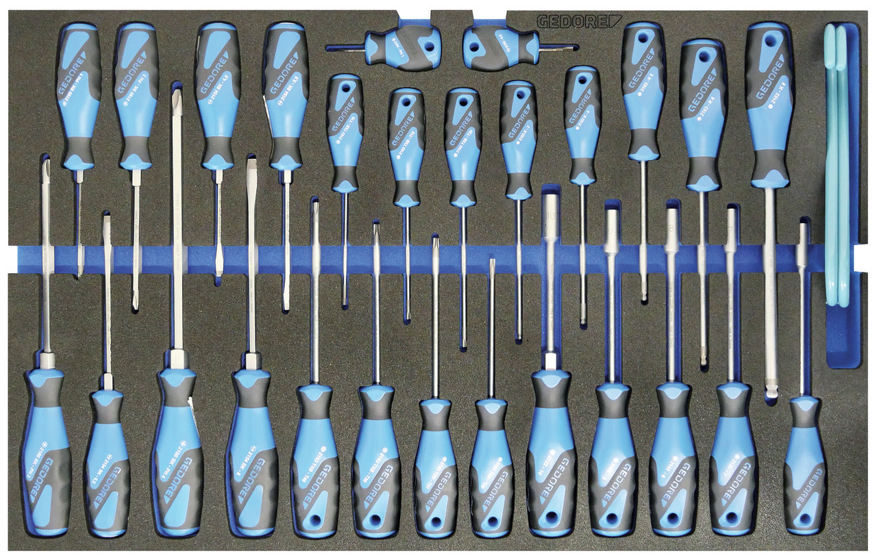 Chariot à outils GEDORE Automotive KL-4998-400 avec assortiment de 460 pièces pour ateliers automobiles