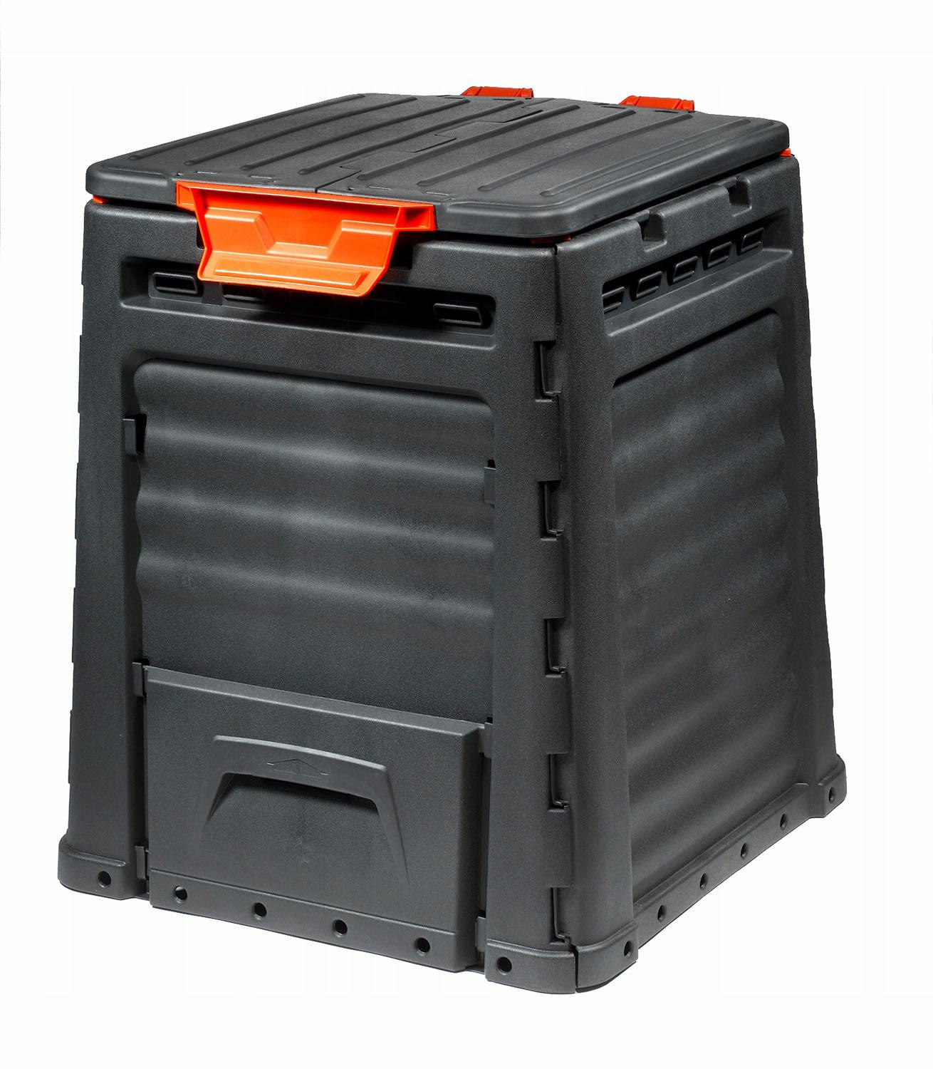 Keter - Compostador ECO, con capacidad de 320 L, Color gris oscuro