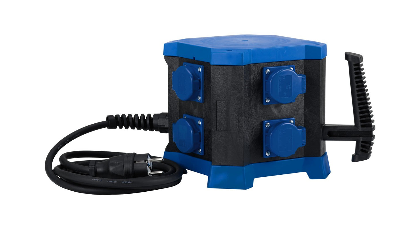 Hedi KVM8000 - Portable power distributor 8 safety outlets 16 A