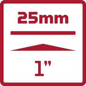 R83003311 - Vaso de impacto 1", hexagonal, 33 mm L=62 mm