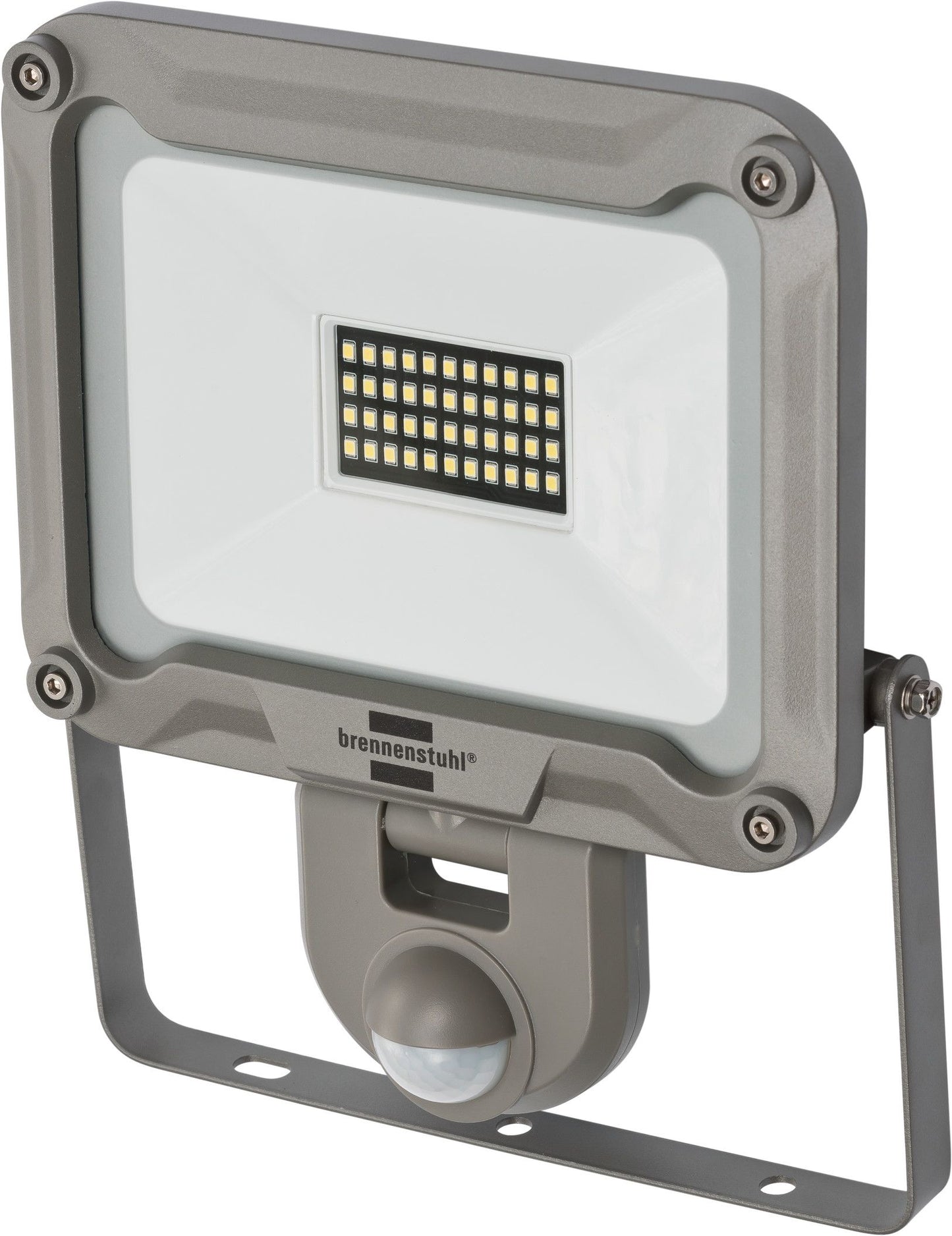 Brennenstuhl Foco LED de pared JARO con detector de movimiento por infrarrojos y protección IP54