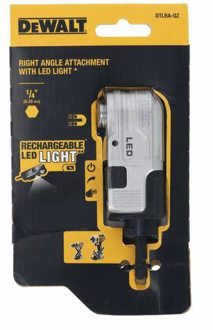 DEWALT Cabezal angular con luz LED FlexTorq, DTLRA-QZ