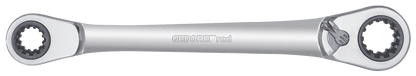 R07501019 - Llave de carraca poligonal doble 10+13+17+19 mm