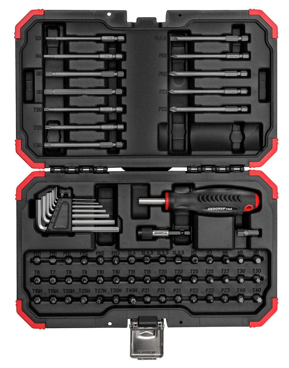 Juego de puntas 1/4" 67 piezas BMC
