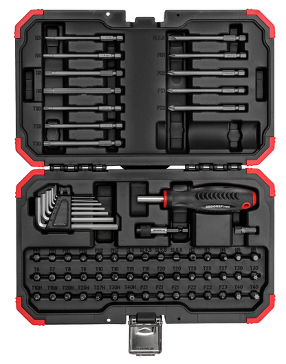 Juego de puntas 1/4" 67 piezas BMC