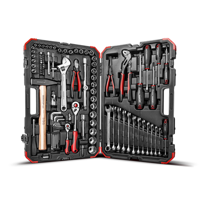 GEDORE rouge R46003100 - Valise à outils avec assortiment de 100 outils (3300063)