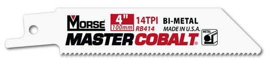 Morse RB614T05 - Sierra de sable para metal Morse Master Cobalt 152x20x0,9 mm. con 14 DPP (paquete 5 unidades)