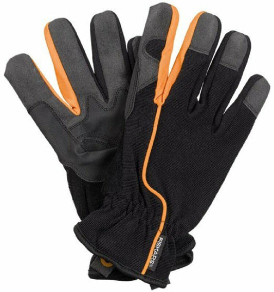 Fiskars Guantes de jardín - Tamaño 10, Negro/Naranja, 1003477