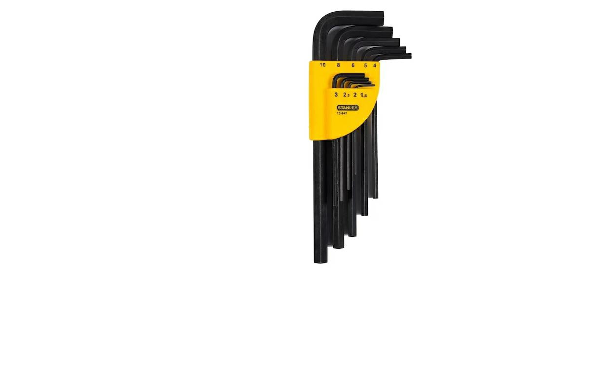 Stanley 1-13-947 - Juego 9 Llaves largas de 1,5 a 10mm - tipo libro -