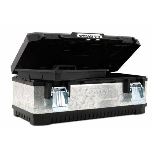 Stanley - Caja de herramientas galvanizada 20", vacía