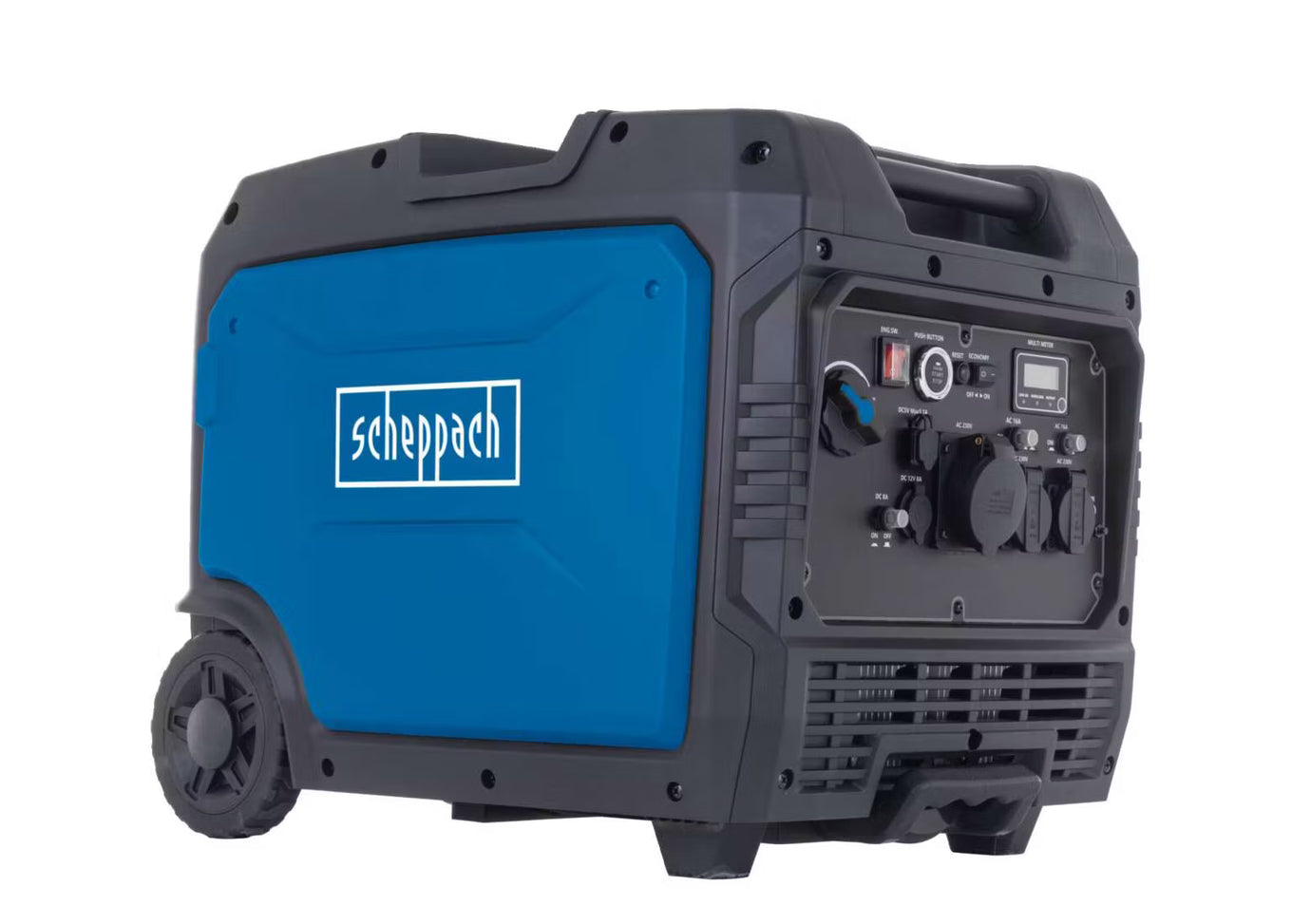 Scheppach 5906242903 - Generador inverter SG7000i, 6200 W máx., Arranque eléctrico, 230 V