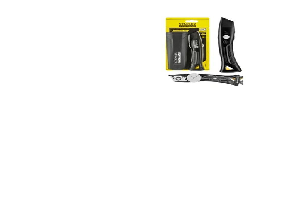 STANLEY FATMAX Cuchillo de Trabajo Resistente, Negro, FMHT10500-0