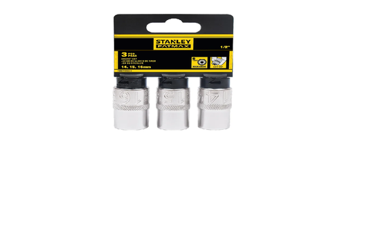 STANLEY Jeu de 3 douilles 1/2'' FATMAX 17-18-19 mm - Douille et accessoire